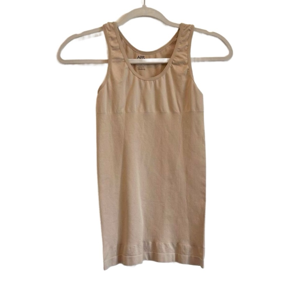 Slimming Shape Wear Nude Beige Sleeveless Top ABS Allen Schwartz, Women’s Small